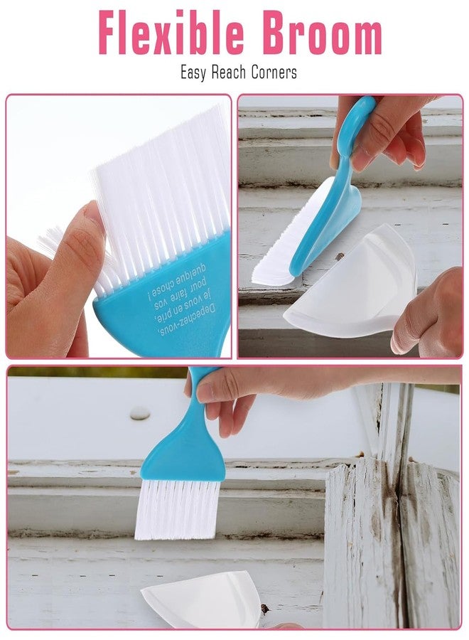 SpiderJuice 1Pc Multipurpose Mini Small Plastic Dustpan Supdi with Cleaning Broom Brush (Random Colour) - Image 4